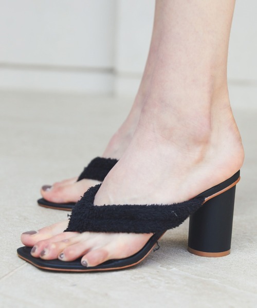 ALEXIA STAM(アリシアスタン)の「【ViVi 8月号掲載】Terry Cloth Thong Sandals/テリークロストングサンダル(サンダル・レディース・ホワイト/ブラック/モカ・S/M/L)」の17枚目の写真