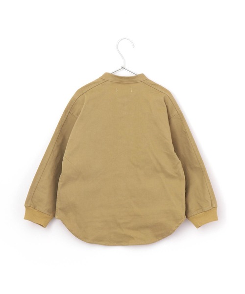 MAKE YOUR DAY(メイクユアデイ)の「無地バンドカラーシャツ■80~140cm(シャツ/ブラウス・キッズ・ベージュ/ネイビー/ブラウン/カーキ・90/100/110/120/80/130/140)」の17枚目の写真