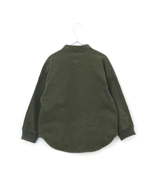 MAKE YOUR DAY(メイクユアデイ)の「無地バンドカラーシャツ■80~140cm(シャツ/ブラウス・キッズ・ベージュ/ネイビー/ブラウン/カーキ・90/100/110/120/80/130/140)」の18枚目の写真