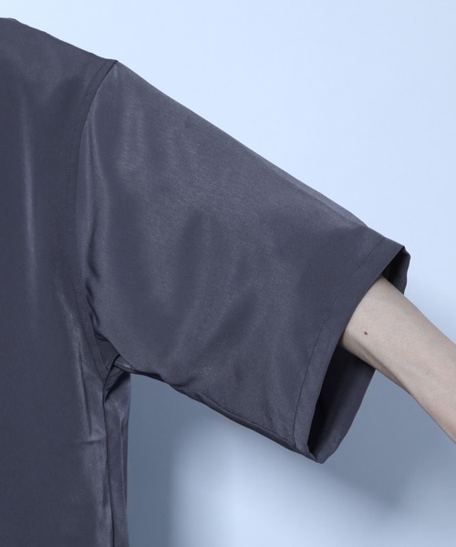 HARE（ハレ）の「ファイユシャツジャケット(HARE)（シャツ/ブラウス・メンズ・ブラック/パープル/グレー・FREE）」の13枚目の写真