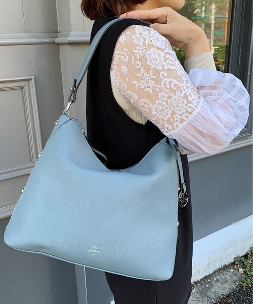 Pi(ピーアイ)の「スダッズ付き2WAYショルダーバッグ(ショルダーバッグ・レディース・ブラック/ブラウン/ブルー/ボルドー/アイボリー・フリー)」の22枚目の写真