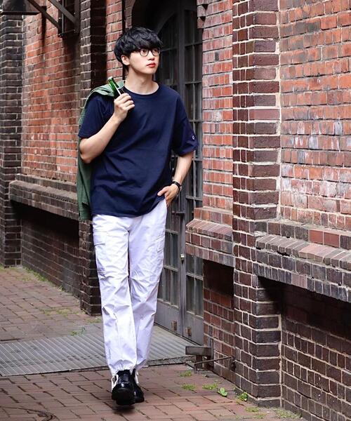 green label relaxing by 風早ゆうた（グリーンレーベルリラクシングバイカゼハヤユウタ）の「＜風早ゆうた（WEARISTA）×green label relaxing＞ストレート カーゴ パンツ（カーゴパンツ・メンズ・オフホワイト/オリーブ/ベージュ・L/M）」の9枚目の写真