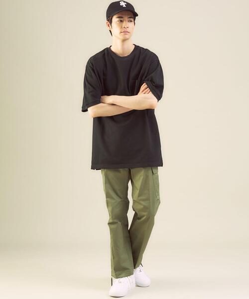 green label relaxing by 風早ゆうた（グリーンレーベルリラクシングバイカゼハヤユウタ）の「＜風早ゆうた（WEARISTA）×green label relaxing＞ストレート カーゴ パンツ（カーゴパンツ・メンズ・オフホワイト/オリーブ/ベージュ・L/M）」の11枚目の写真