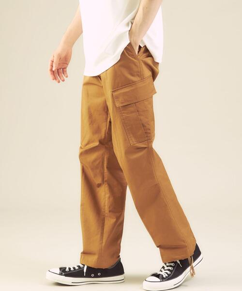 green label relaxing by 風早ゆうた(グリーンレーベルリラクシングバイカゼハヤユウタ)の「<風早ゆうた(WEARISTA)×green label relaxing>ストレート カーゴ パンツ(カーゴパンツ・メンズ・オリーブ/ベージュ/オフホワイト・L/M)」の6枚目の写真