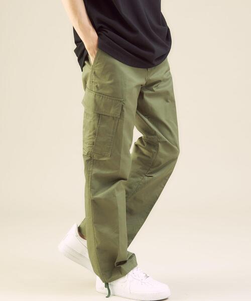 green label relaxing by 風早ゆうた(グリーンレーベルリラクシングバイカゼハヤユウタ)の「<風早ゆうた(WEARISTA)×green label relaxing>ストレート カーゴ パンツ(カーゴパンツ・メンズ・オリーブ/ベージュ/オフホワイト・L/M)」の7枚目の写真