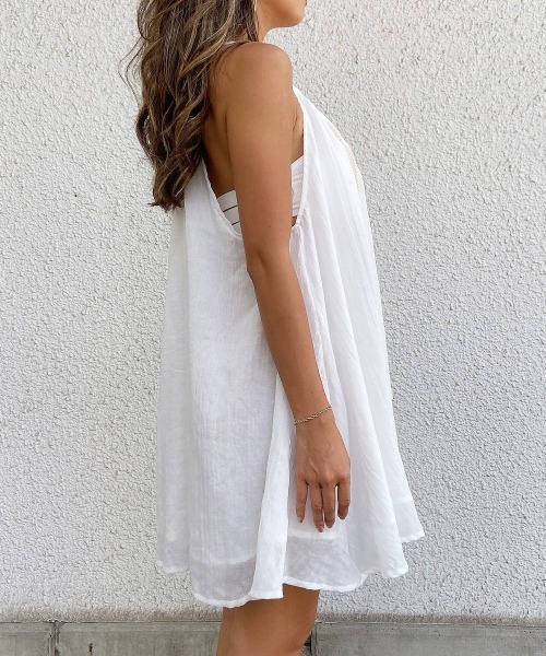 esutoreja（エストレジャ）の「シンプルロープミニワンピース（ワンピース・レディース・ホワイト/ブラック・FREE）」の16枚目の写真