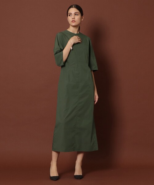 DRESSTERIOR(ドレステリア)の「◆タイプライターボリュームワンピース(ワンピース・レディース・オリーブ/ネイビー・36/38)」の3枚目の写真