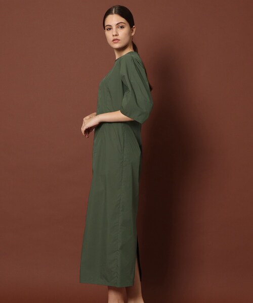 DRESSTERIOR(ドレステリア)の「◆タイプライターボリュームワンピース(ワンピース・レディース・オリーブ/ネイビー・36/38)」の4枚目の写真