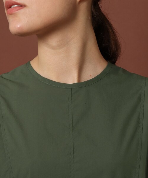 DRESSTERIOR(ドレステリア)の「◆タイプライターボリュームワンピース(ワンピース・レディース・オリーブ/ネイビー・36/38)」の12枚目の写真