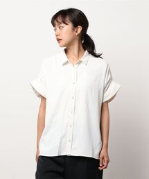 Te chichi | 肩タックTバー釦シャツブラウス(シャツ/ブラウス)