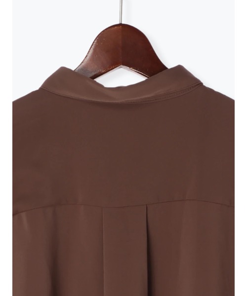 Te chichi（テチチ）の「肩タックTバー釦シャツブラウス（シャツ/ブラウス・レディース・ブラウン/ブラック/オフホワイト・ﾌﾘ-）」の20枚目の写真