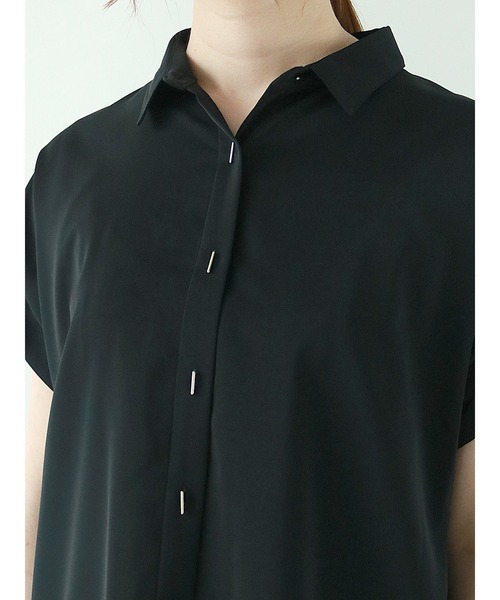 Te chichi（テチチ）の「肩タックTバー釦シャツブラウス（シャツ/ブラウス・レディース・ブラウン/ブラック/オフホワイト・ﾌﾘ-）」の11枚目の写真