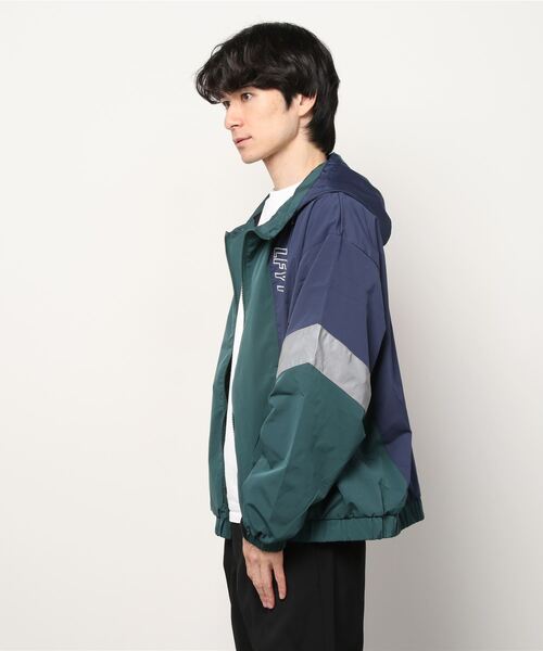 Lafayette（ラファイエット）の「LFYT ラファイエット [Lafayette] - リフレクター トラックジャケット［REFLECTOR TRACK JACKET］（ナイロンジャケット・メンズ・ブラック/ブラウン/グリーン・L/XL/M/XXL）」の15枚目の写真