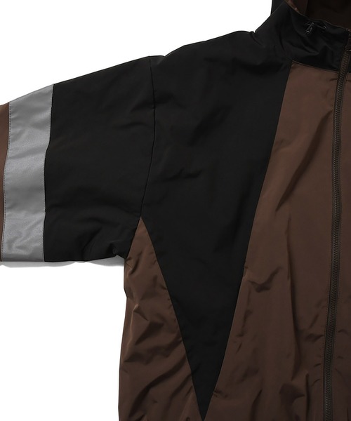 Lafayette（ラファイエット）の「LFYT ラファイエット [Lafayette] - リフレクター トラックジャケット［REFLECTOR TRACK JACKET］（ナイロンジャケット・メンズ・ブラック/ブラウン/グリーン・L/XL/M/XXL）」の6枚目の写真