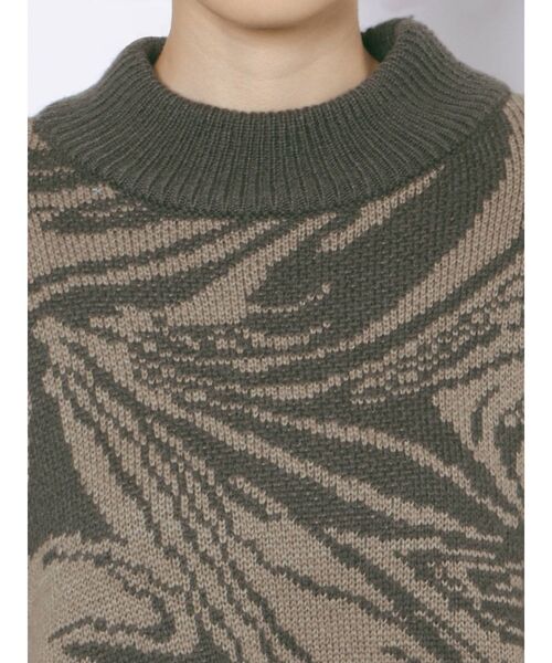 EMODA(エモダ)の「アップネックボリュームスリーブニット(ニット/セーター・レディース・ブラック/グリーン/その他/その他1・FREE)」の22枚目の写真