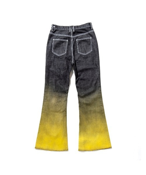 24karats（トゥウェンティーフォーカラッツ）の「Gradation Print Denim Pants（デニムパンツ・メンズ・サックスブルー/ブラック・MEDIUM/SMALL）」の6枚目の写真