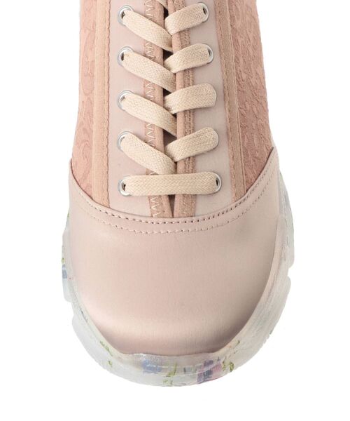 merry jenny（メリージェニー）の「jacquard floral sneaker