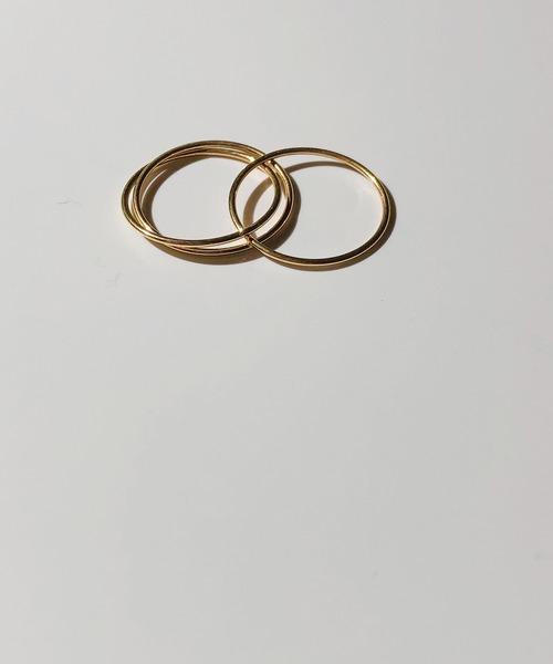 TUWAKRIM（トゥワクリム）の「3ピースリング（リング・レディース・ゴールド・LL/M/L）」の9枚目の写真