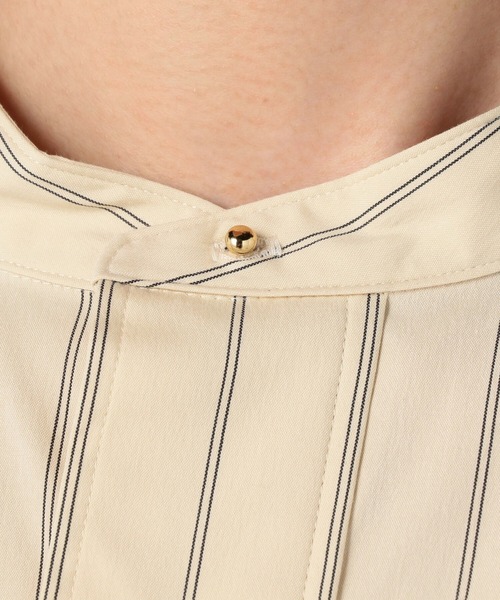 TICCA(ティッカ)の「【TICCA】ノーカラースクエアビックシャツ WOMEN(シャツ/ブラウス・レディース・グレー系その他/ホワイト系その他5・FREE)」の11枚目の写真