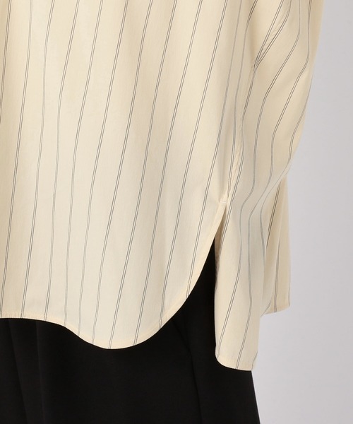 TICCA(ティッカ)の「【TICCA】ノーカラースクエアビックシャツ WOMEN(シャツ/ブラウス・レディース・グレー系その他/ホワイト系その他5・FREE)」の13枚目の写真