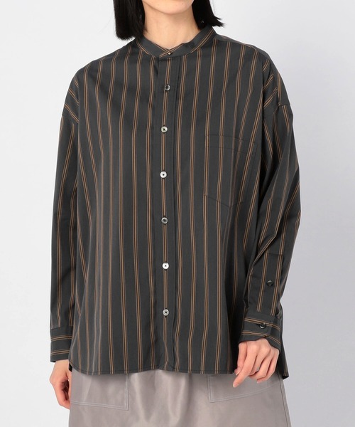 TICCA(ティッカ)の「【TICCA】ノーカラースクエアビックシャツ WOMEN(シャツ/ブラウス・レディース・グレー系その他/ホワイト系その他5・FREE)」の16枚目の写真