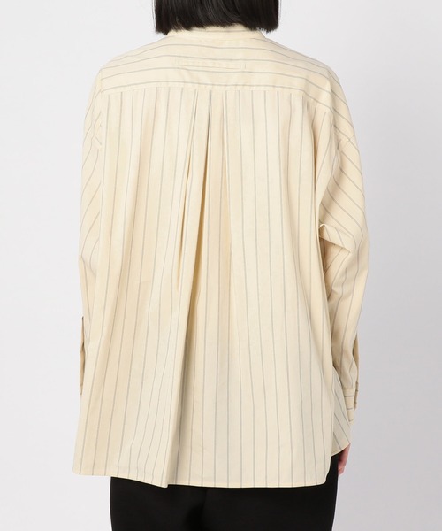 TICCA(ティッカ)の「【TICCA】ノーカラースクエアビックシャツ WOMEN(シャツ/ブラウス・レディース・グレー系その他/ホワイト系その他5・FREE)」の8枚目の写真