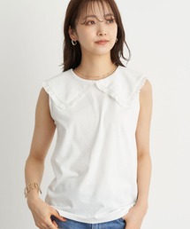 earth music&ecology | フリルカラーカットインナー ＊(シャツ/ブラウス)