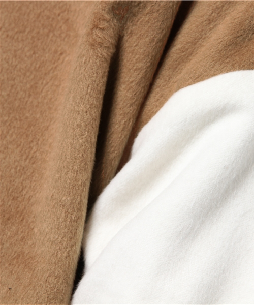 one after another NICE CLAUP（ワンアフターアナザーナイスクラップ）の「【ナイスクラップ】ビックスタジャン（ブルゾン・レディース・ベージュ/ネイビー/ブラック系その他・FREE）」の9枚目の写真