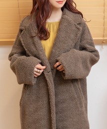 Mysa&Liina | ボアロングガウンコート(ブルゾン)