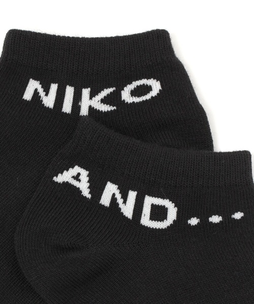 niko and...（ニコアンド）の「オリジナルスニーカー3セットソックス（ソックス/靴下・レディース・ホワイト/ブラック/その他1/その他2・FREE）」の7枚目の写真
