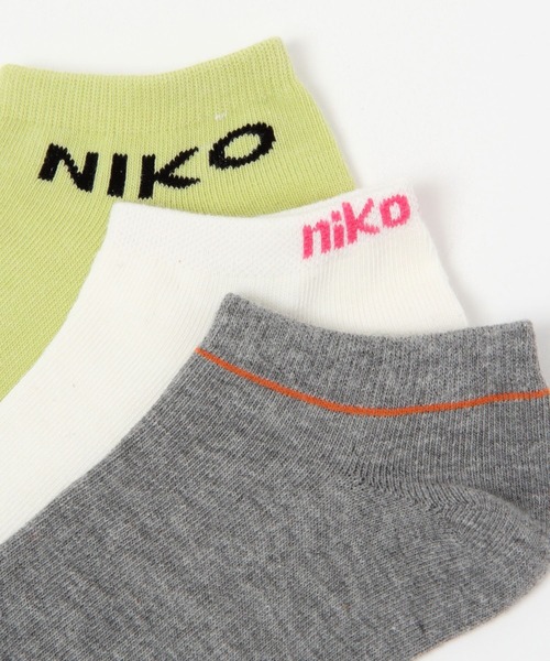 niko and...（ニコアンド）の「オリジナルスニーカー3セットソックス（ソックス/靴下・レディース・ホワイト/ブラック/その他1/その他2・FREE）」の13枚目の写真