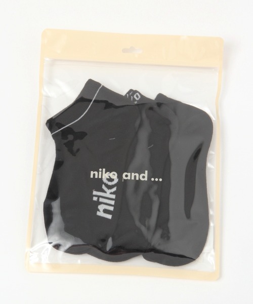 niko and...（ニコアンド）の「オリジナルスニーカー3セットソックス（ソックス/靴下・レディース・ホワイト/ブラック/その他1/その他2・FREE）」の12枚目の写真