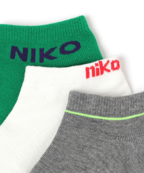 niko and...（ニコアンド）の「オリジナルスニーカー3セットソックス（ソックス/靴下・レディース・ホワイト/ブラック/その他1/その他2・FREE）」の14枚目の写真