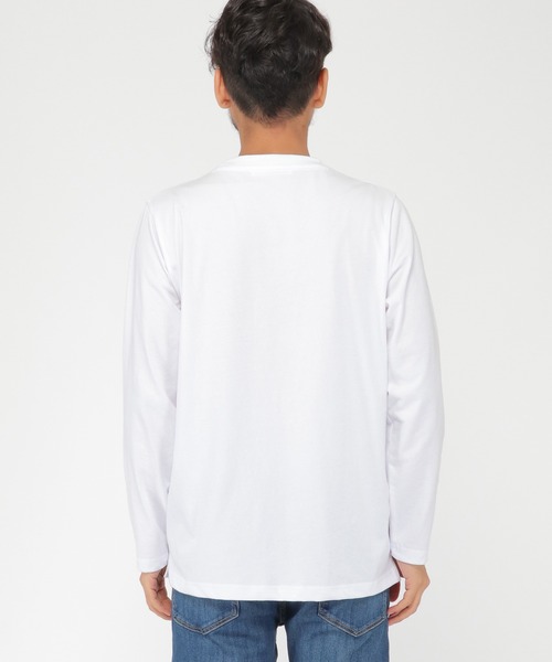 ikka(イッカ)の「カラーフォトロンT(Tシャツ/カットソー・メンズ・ホワイト/ブラック/ブルー・S/M/L/XL)」の5枚目の写真