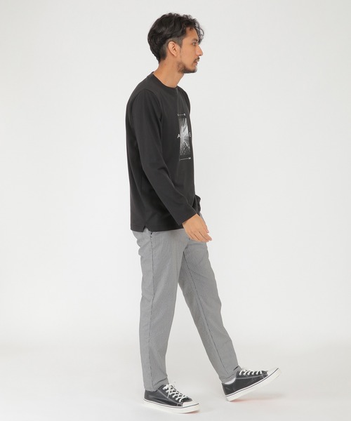 ikka(イッカ)の「カラーフォトロンT(Tシャツ/カットソー・メンズ・ホワイト/ブラック/ブルー・S/M/L/XL)」の17枚目の写真