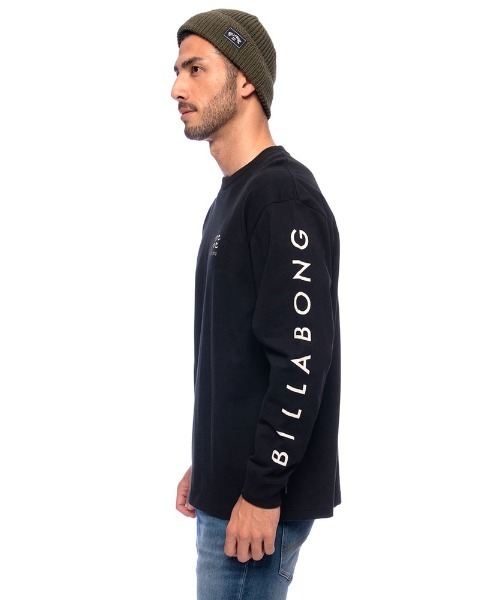 BILLABONG（ビラボン）の「BILLABONG メンズ  SLEEVE ONE TIME ロンＴ  【2021年秋冬モデル】/ビラボンロンT両袖ロゴプリント（Tシャツ/カットソー・メンズ・ベージュ/ホワイト/ブラック・SMALL/LARGE/MEDIUM）」の10枚目の写真