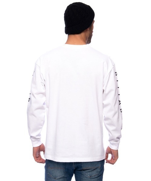 BILLABONG（ビラボン）の「BILLABONG メンズ  SLEEVE ONE TIME ロンＴ  【2021年秋冬モデル】/ビラボンロンT両袖ロゴプリント（Tシャツ/カットソー・メンズ・ベージュ/ホワイト/ブラック・SMALL/LARGE/MEDIUM）」の11枚目の写真