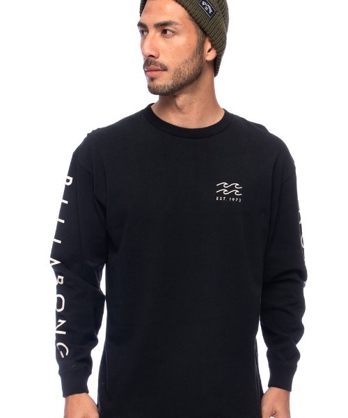 BILLABONG（ビラボン）の「BILLABONG メンズ  SLEEVE ONE TIME ロンＴ  【2021年秋冬モデル】/ビラボンロンT両袖ロゴプリント（Tシャツ/カットソー・メンズ・ベージュ/ホワイト/ブラック・SMALL/LARGE/MEDIUM）」の21枚目の写真