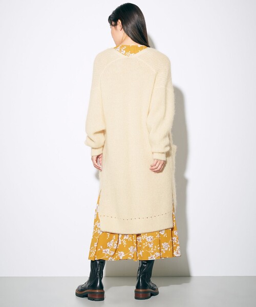 GRACE CONTINENTAL(グレースコンチネンタル)の「【LIFE STYLE WEAR】モヘヤ畦ニットカーディガン-G(カーディガン/ボレロ・レディース・キナリ・36)」の3枚目の写真