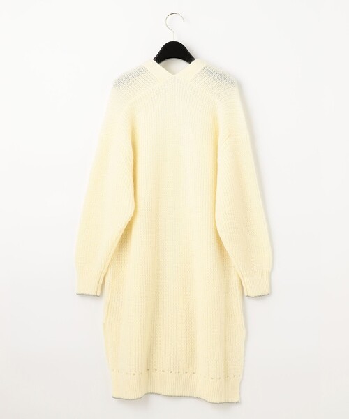 GRACE CONTINENTAL(グレースコンチネンタル)の「【LIFE STYLE WEAR】モヘヤ畦ニットカーディガン-G(カーディガン/ボレロ・レディース・キナリ・36)」の8枚目の写真