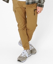 GLAZOS | [テーパード]ツイルストレッチ・カーゴ＆ファスナーデザインパンツ(カーゴパンツ)