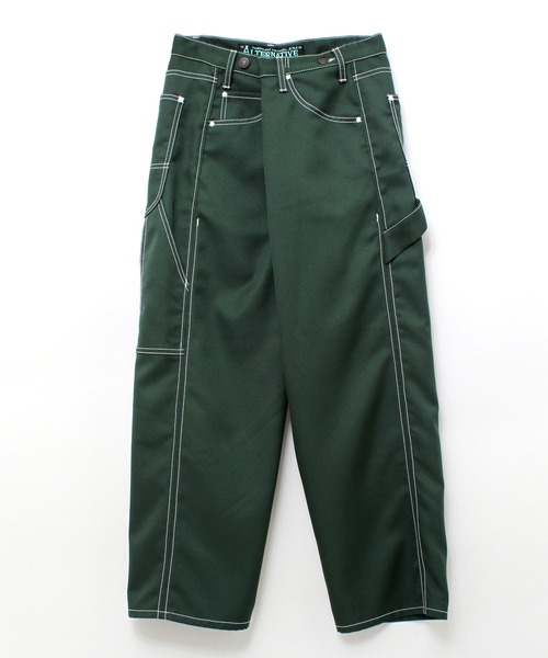 RNA（アールエヌエー）の「R3917 ラップペインターパンツ（その他パンツ・レディース・ベージュ/グリーン/ブラック・MEDIUM）」の3枚目の写真