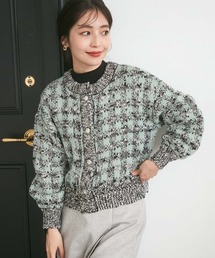 VIS | きらっとラメ入りツイードライクニットカーディガン(カーディガン/ボレロ)