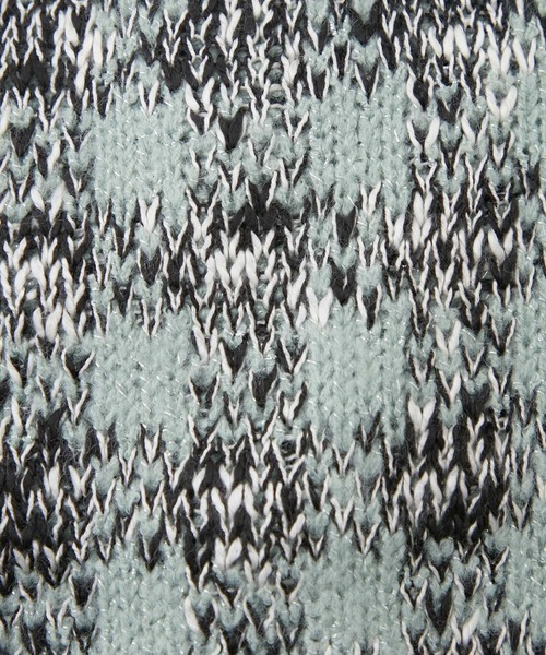 VIS（ビス）の「きらっとラメ入りツイードライクニットカーディガン（カーディガン/ボレロ・レディース・キャメル/ライトグリーン・FREE）」の7枚目の写真