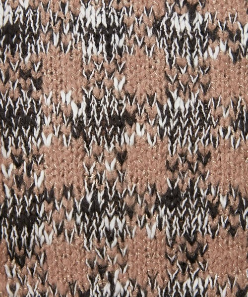 VIS（ビス）の「きらっとラメ入りツイードライクニットカーディガン（カーディガン/ボレロ・レディース・キャメル/ライトグリーン・FREE）」の17枚目の写真