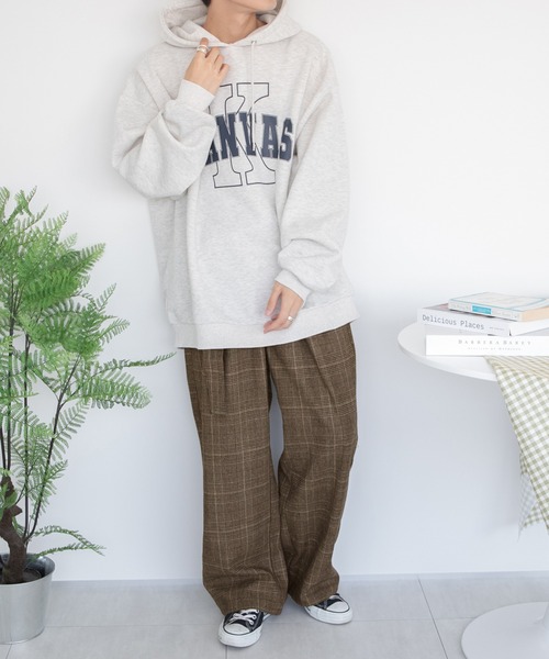 PairPair（ペアペア）の「チェックベルト付きスラックス(ユニセックス)（スラックス・レディース・ダークブラウン/ブラウン・MEDIUM/LARGE）」の17枚目の写真