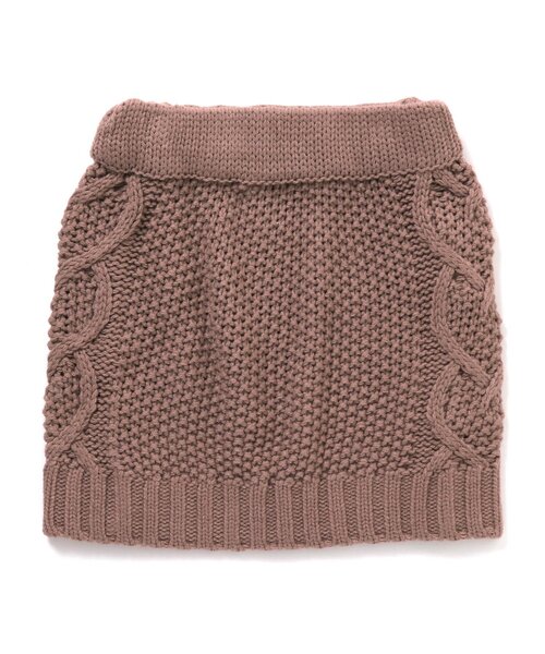 apres les cours（アプレレクール）の「ハート模様編みニットスカート（スカート・キッズ・ピンク/ベージュ・110/90/100/140/130/120）」の15枚目の写真