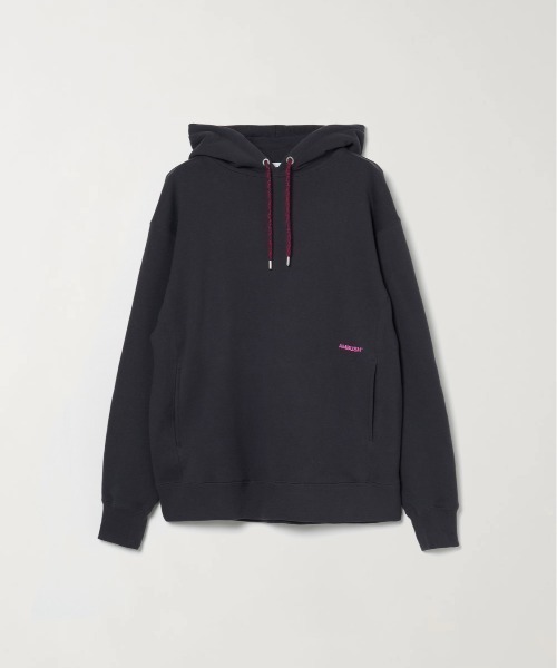 AMBUSH(アンブッシュ)の「LOGO HOODIE(パーカー・メンズ・ピンク/ダークグレー・SMALL/MEDIUM/LARGE/X-LARGE)」の1枚目の写真
