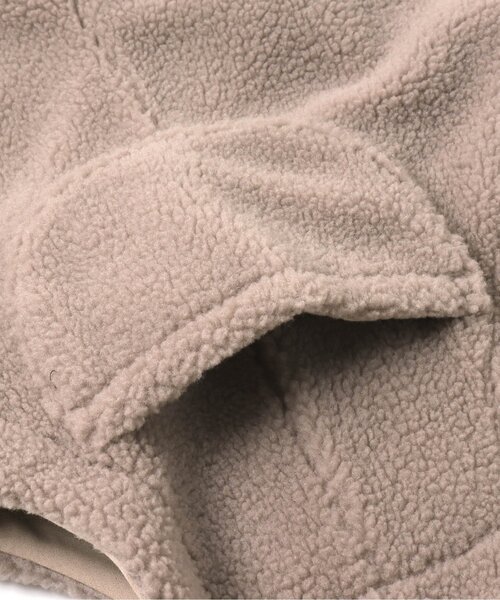 apres les cours(アプレレクール)の「tiny bear ボアサロペット 9分丈(サロペット/オーバーオール・キッズ・アイボリー/ベージュ・110/100/90)」の6枚目の写真