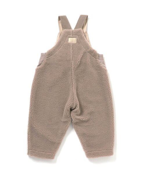 apres les cours(アプレレクール)の「tiny bear ボアサロペット 9分丈(サロペット/オーバーオール・キッズ・アイボリー/ベージュ・110/100/90)」の17枚目の写真
